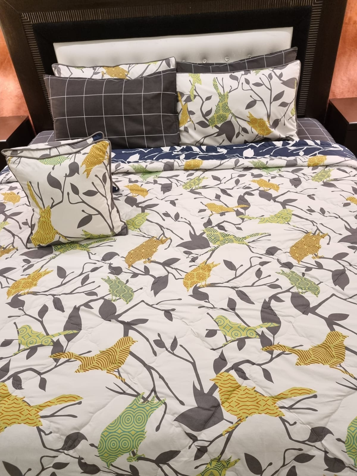 IV486 Cotton Comforter Set - Light Filling