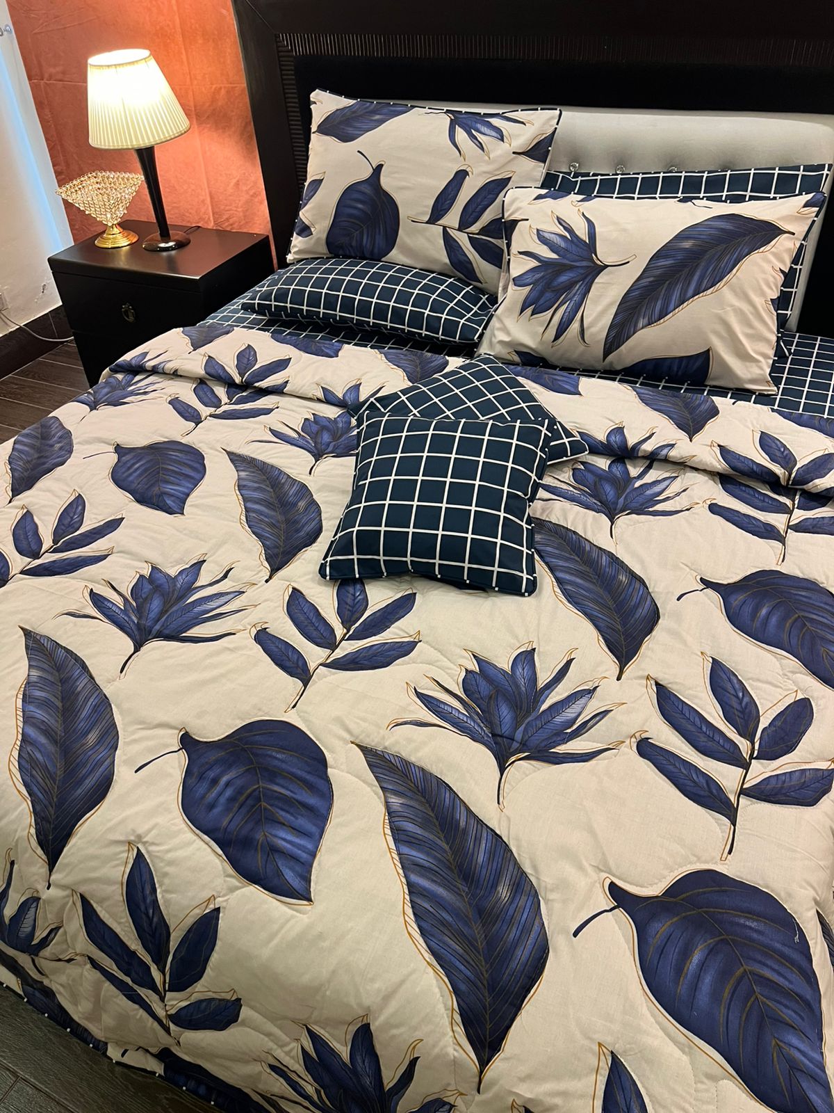 IV631 Cotton Comforter Set - Light Filling
