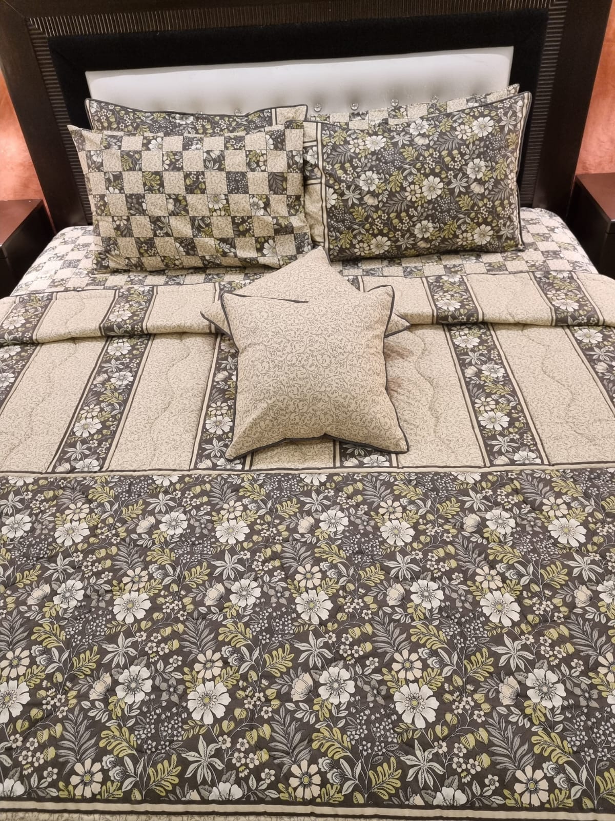 IV489 Cotton Comforter Set - Light Filling