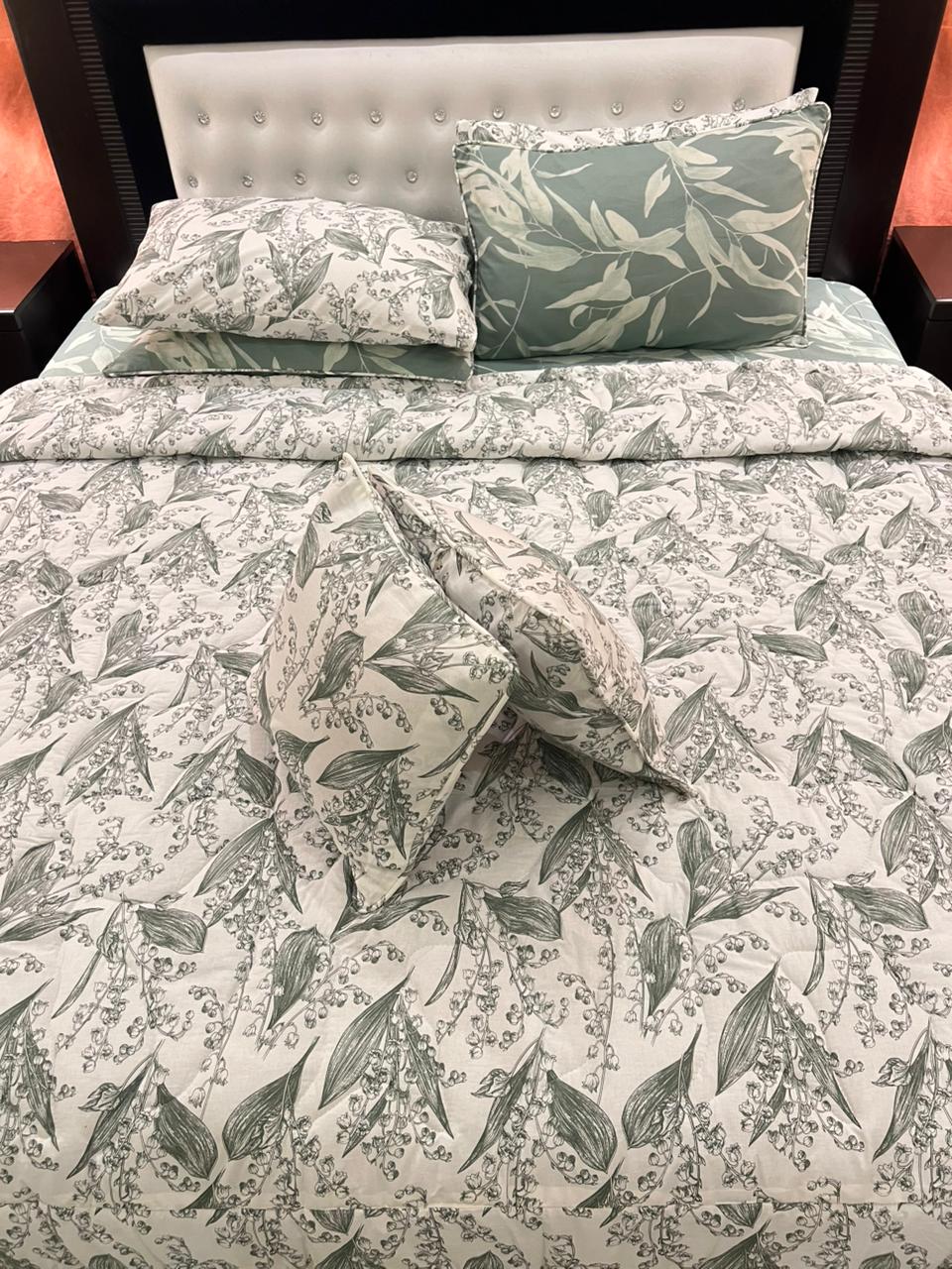 IV570 Cotton Comforter Set - Light Filling