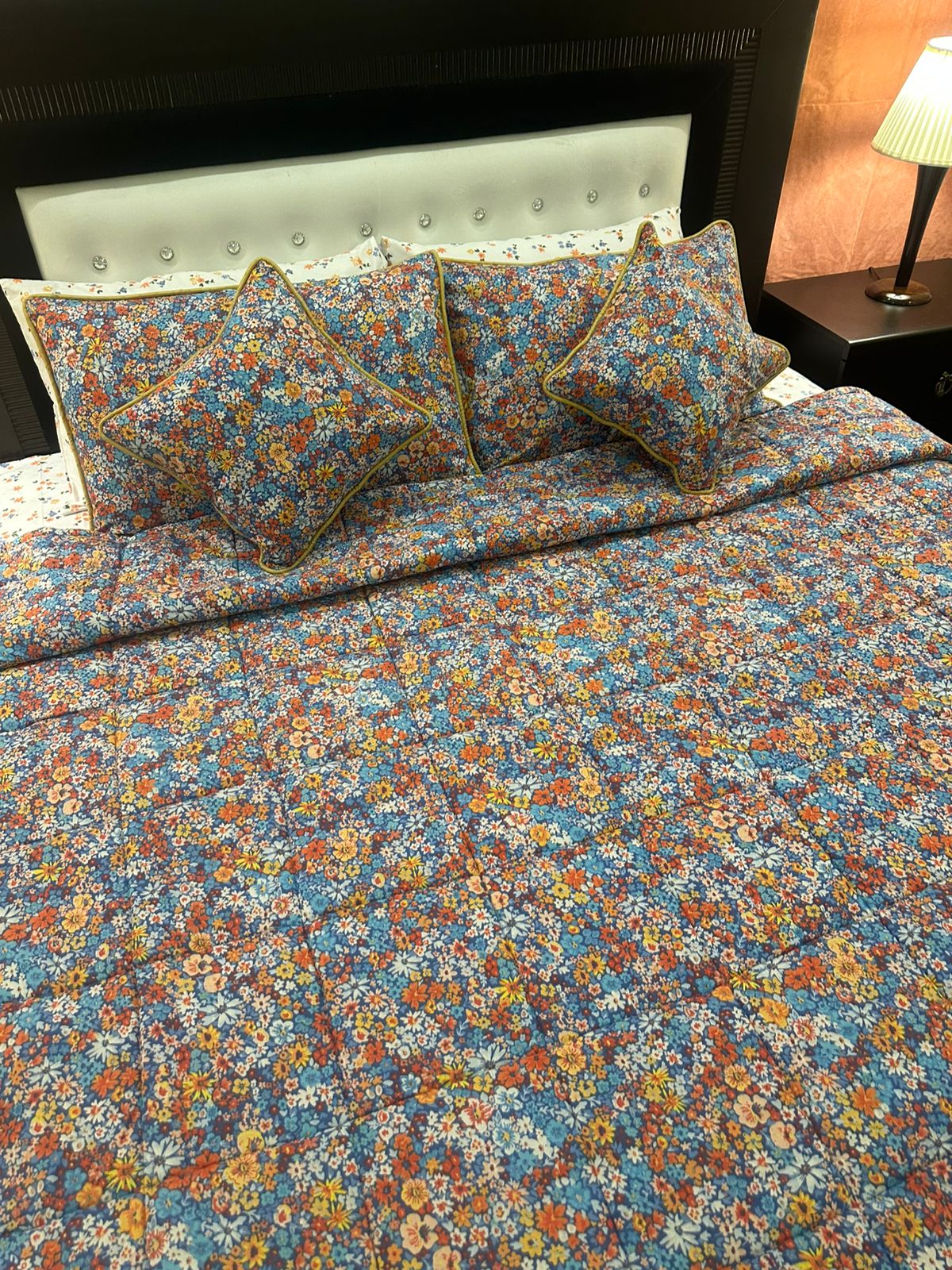 IV595 Cotton Comforter Set - Light Filling