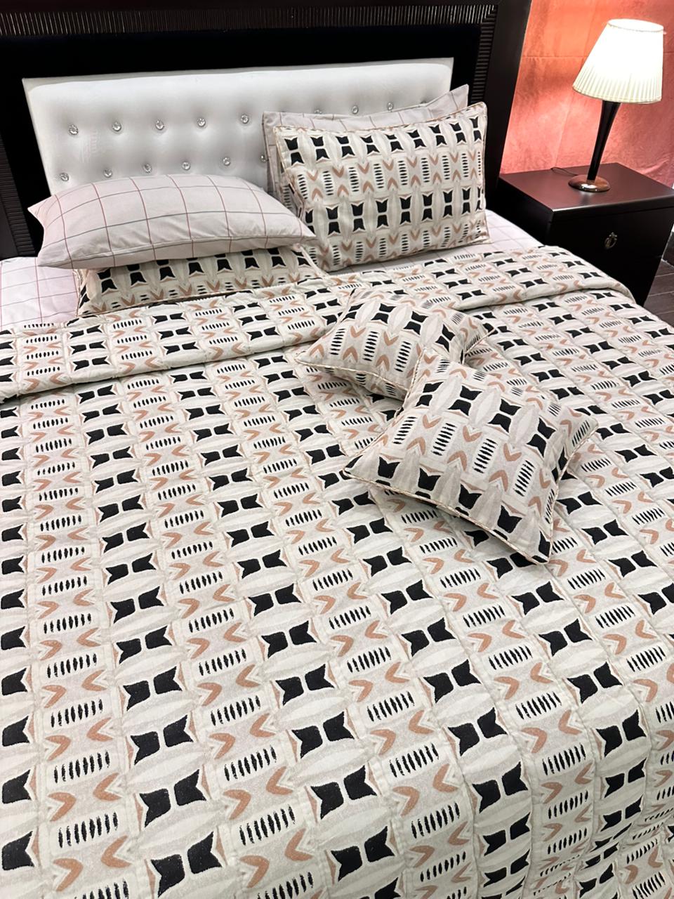 IV536 Cotton Comforter Set - Light Filling