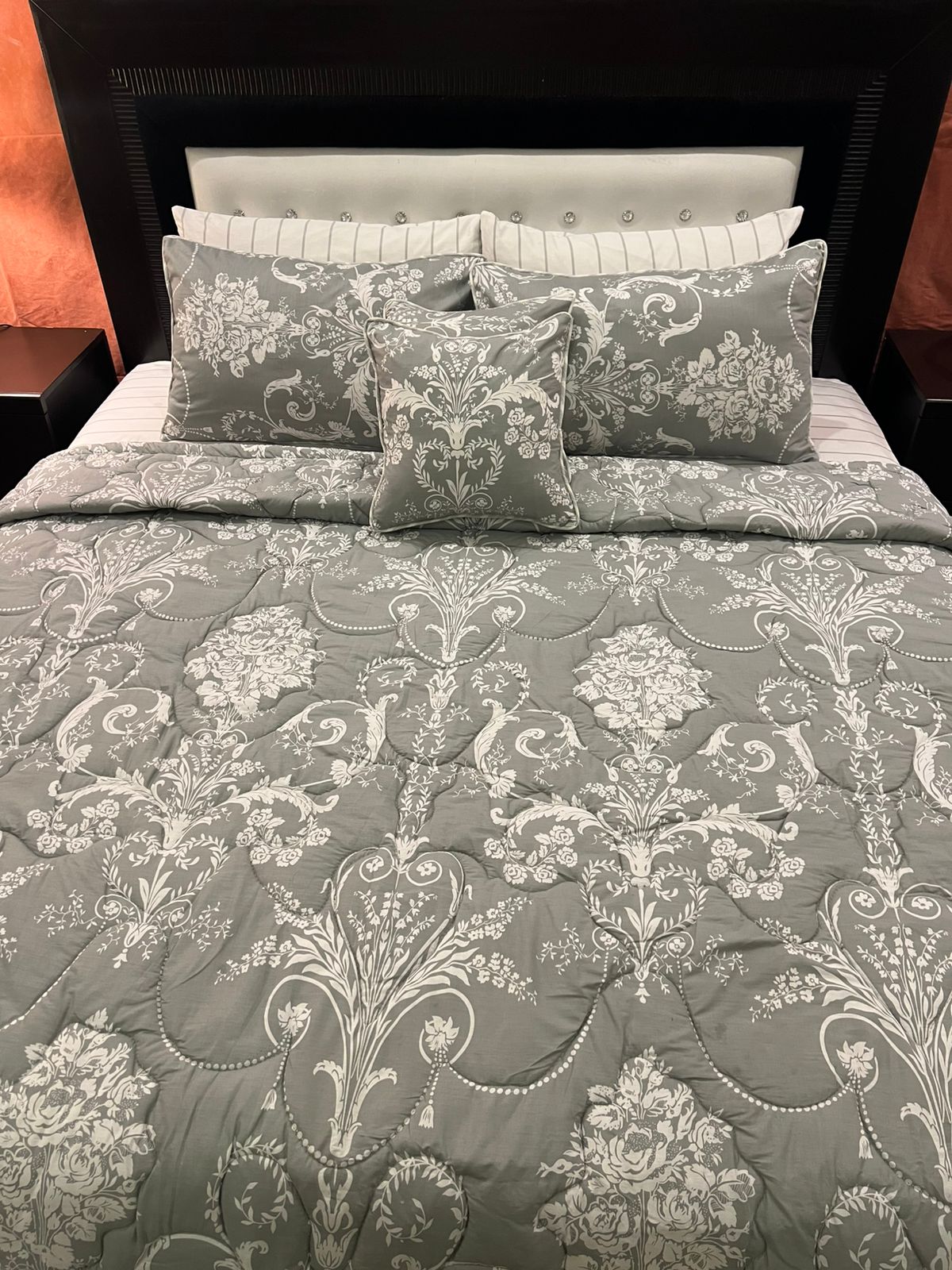 IV614 Percale Cotton Duvet Cover Set - Without Filling
