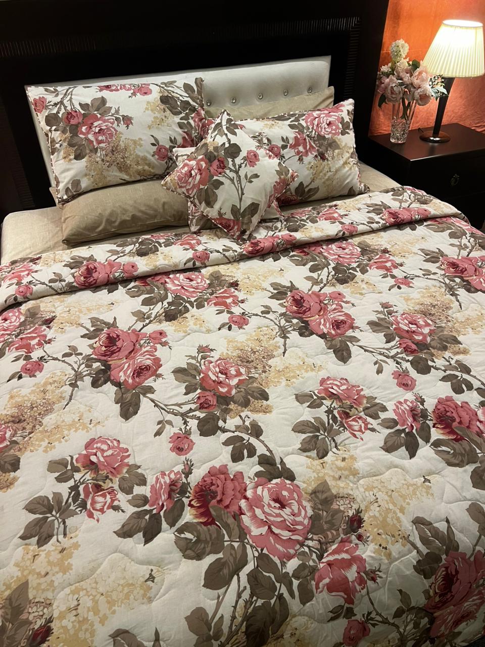 IV658 Cotton Comforter Set - Light Filling