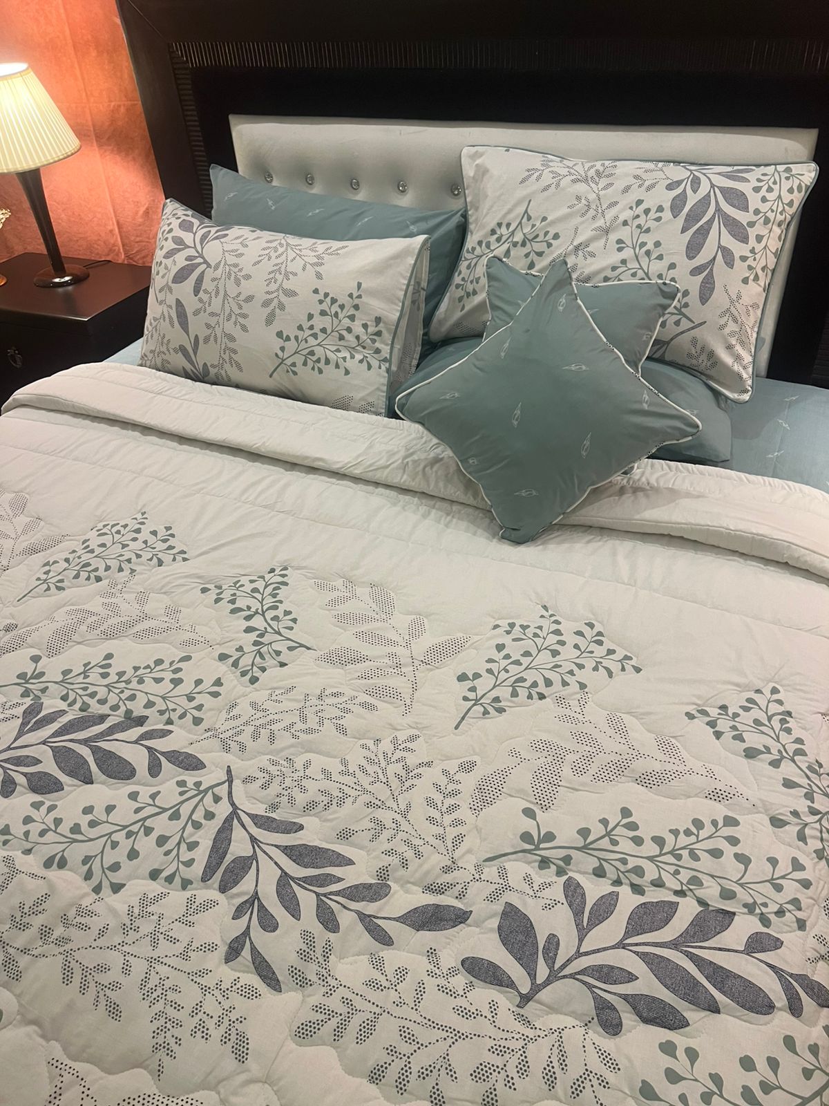IV622 Cotton Comforter Set - Light Filling
