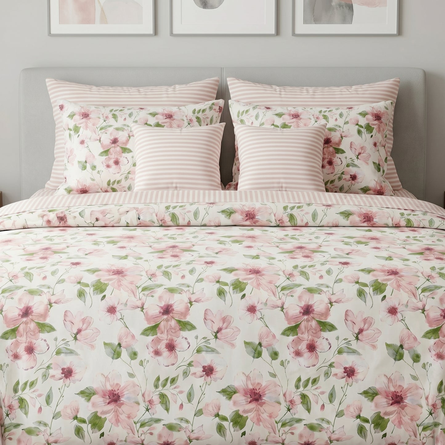 IV928 Cotton Comforter Set - Light Filling