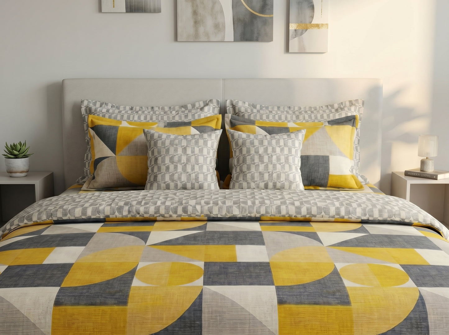 IV880 Cotton Comforter Set - Light Filling