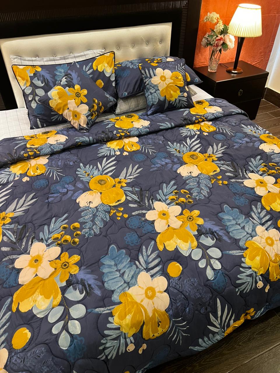 IV674 Cotton Comforter Set - Light Filling