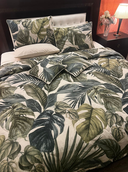 IV638 Cotton Comforter Set - Light Filling