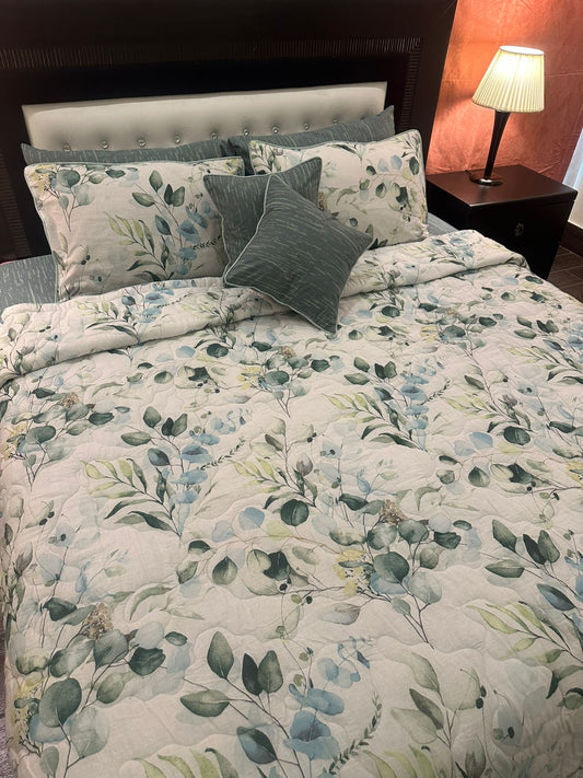 IV587 Cotton Comforter Set - Light Filling