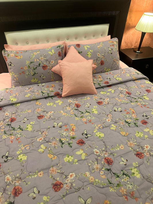 IV584 Cotton Comforter Set - Light Filling