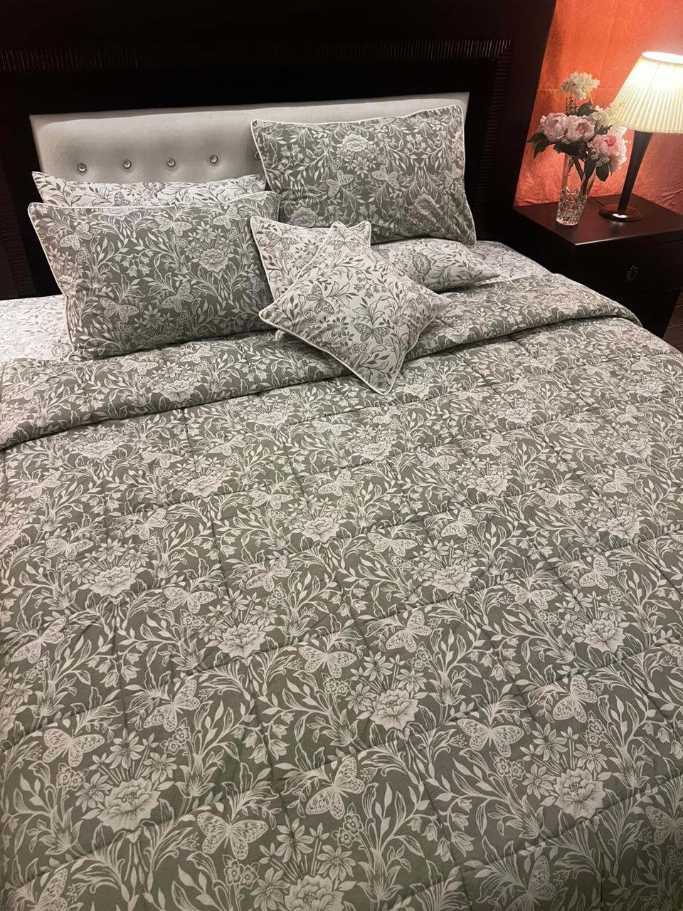 IV654 Cotton Comforter Set - Light Filling