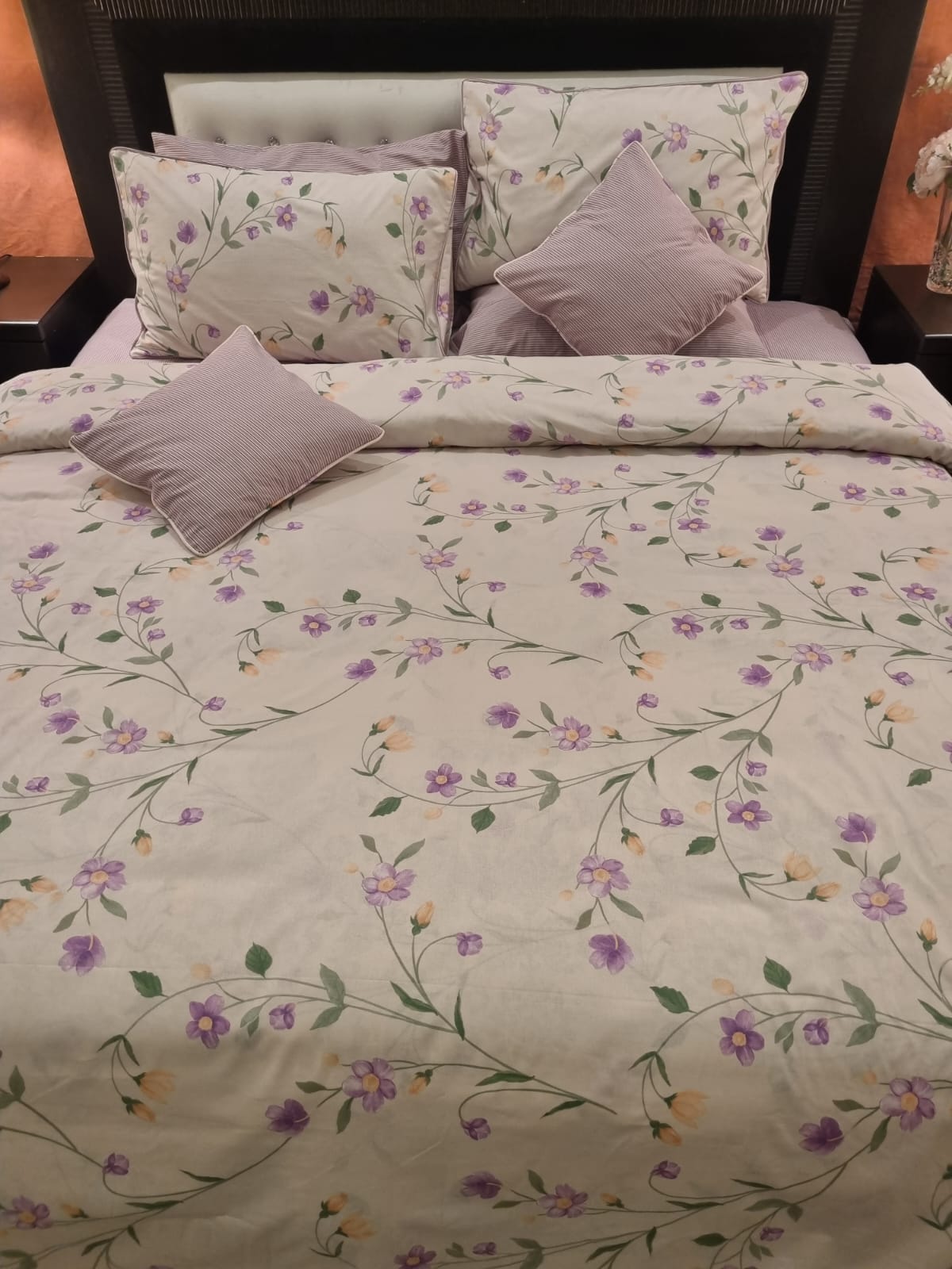 IV690 Cotton Duvet Cover Set - Without Filling