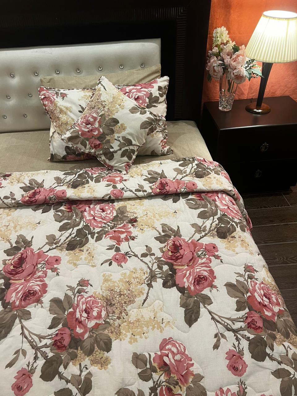 IV658 Cotton Comforter Set - Light Filling