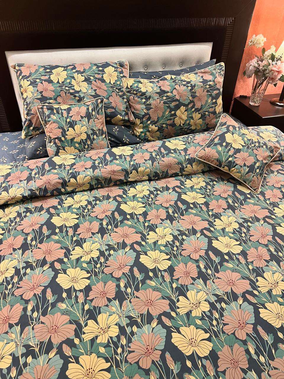 IV708 Cotton Duvet Cover Set - Without Filling