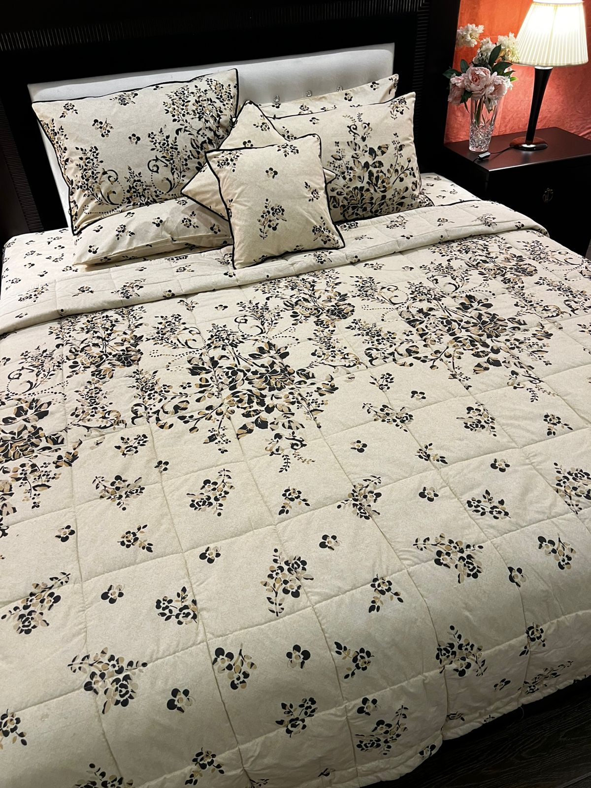 IV681 Cotton Comforter Set - Light Filling