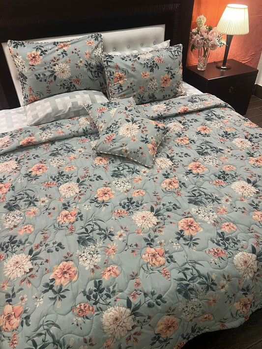 IV659 Cotton Comforter Set - Light Filling