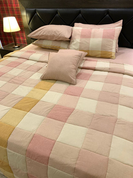 IV182 Cotton Comforter Set - Light Filling