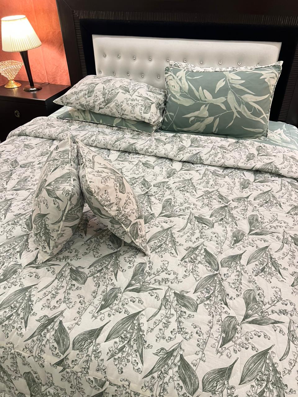 IV570 Cotton Comforter Set - Light Filling