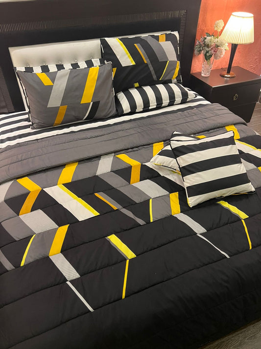 IV633 Cotton Comforter Set - Light Filling