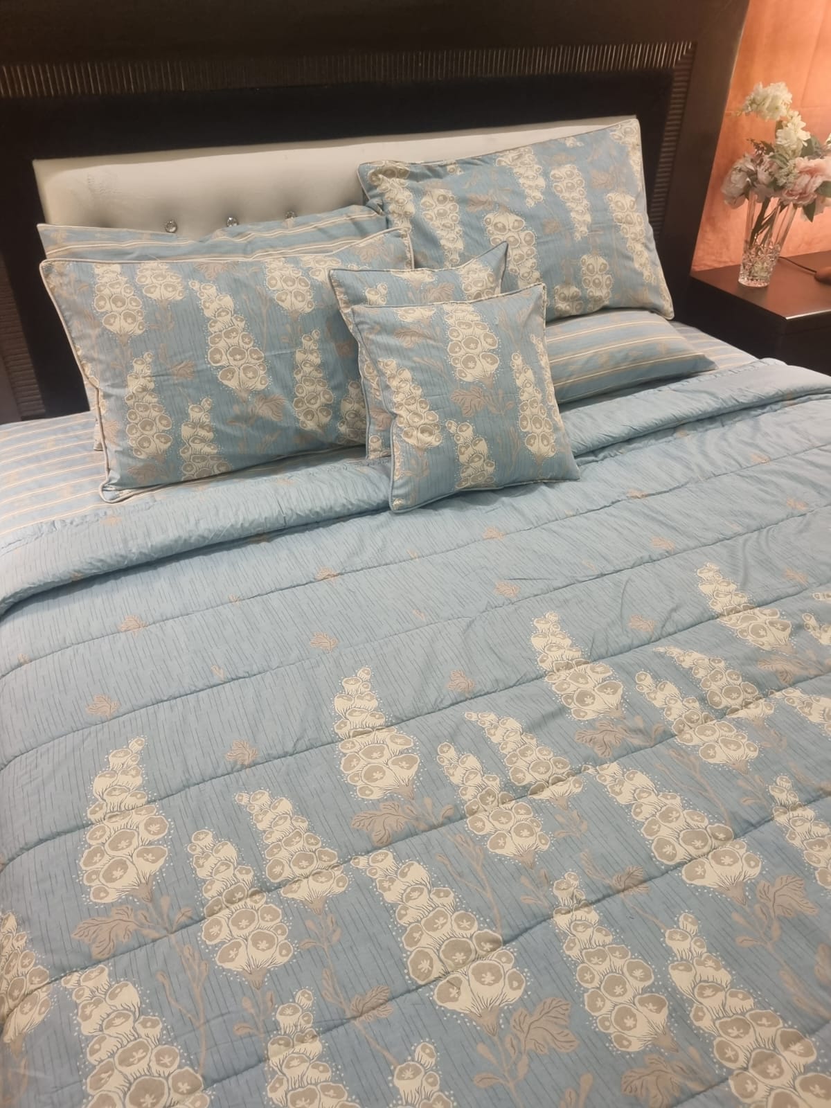 IV677 Cotton Comforter Set - Light Filling