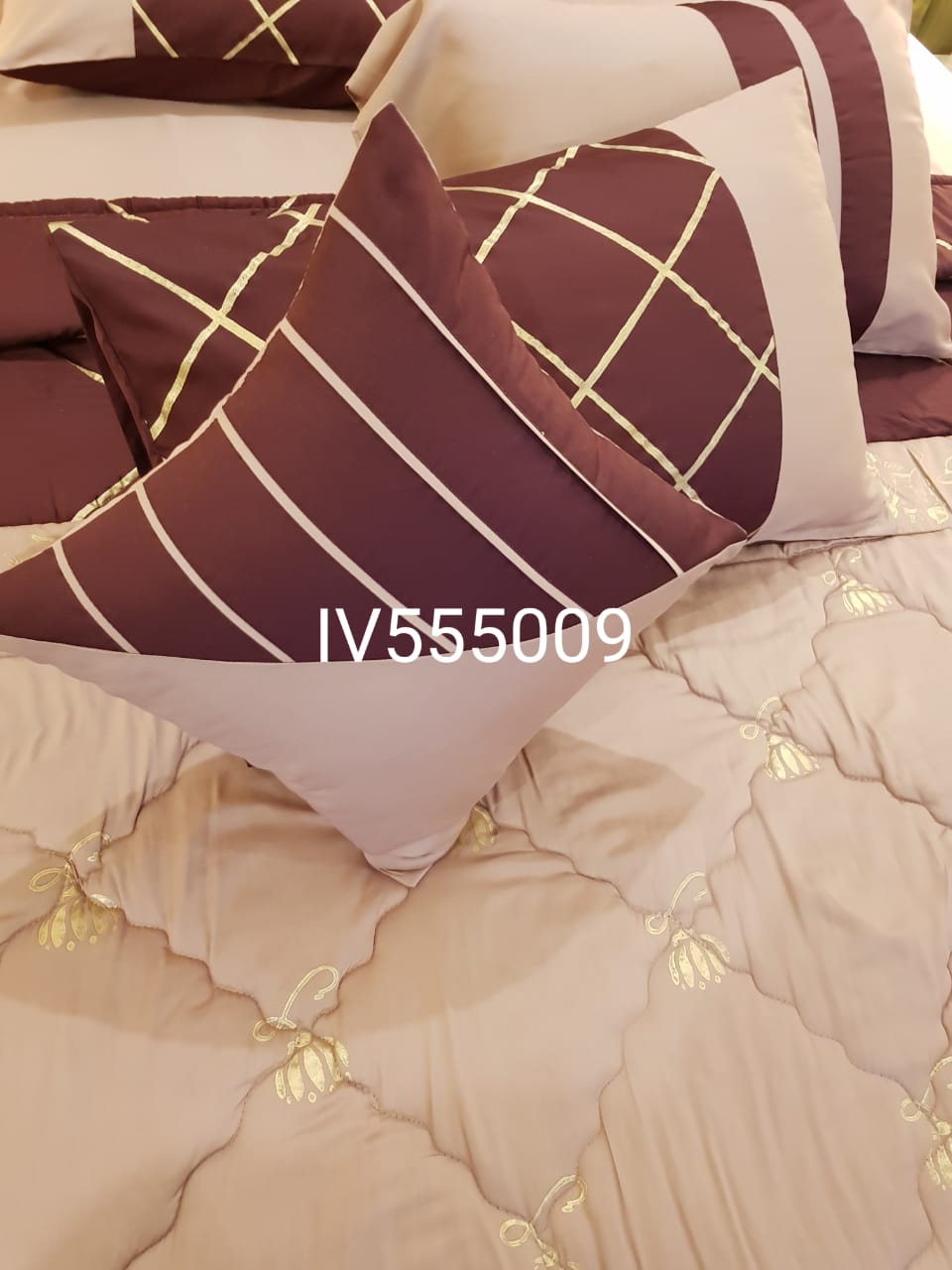 Rose Gold Opulence Luxury Comforter Set