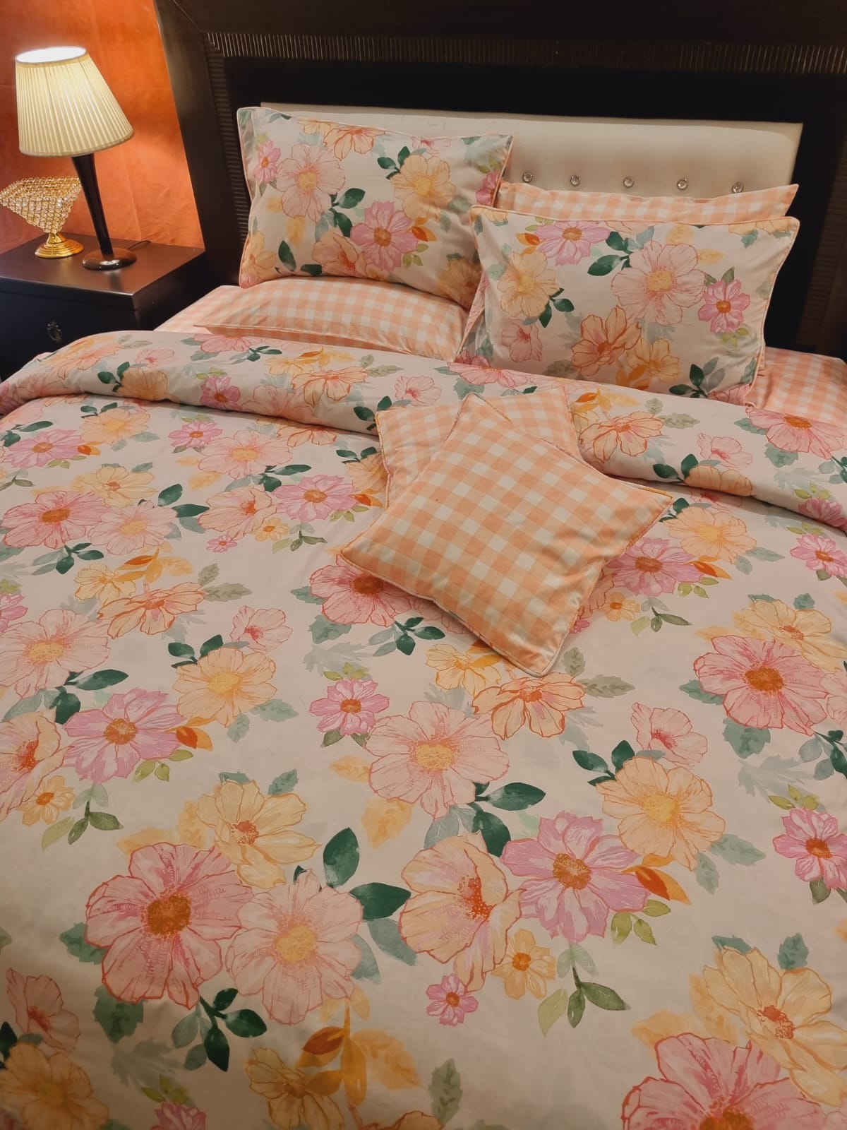IV692 Percale Cotton Duvet Cover Set - Without Filling