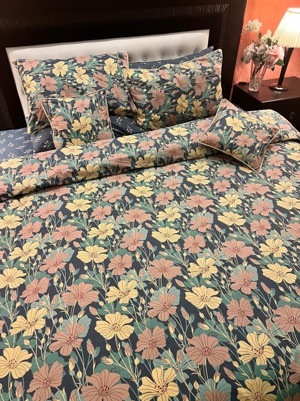 IV708 Cotton Duvet Cover Set - Without Filling