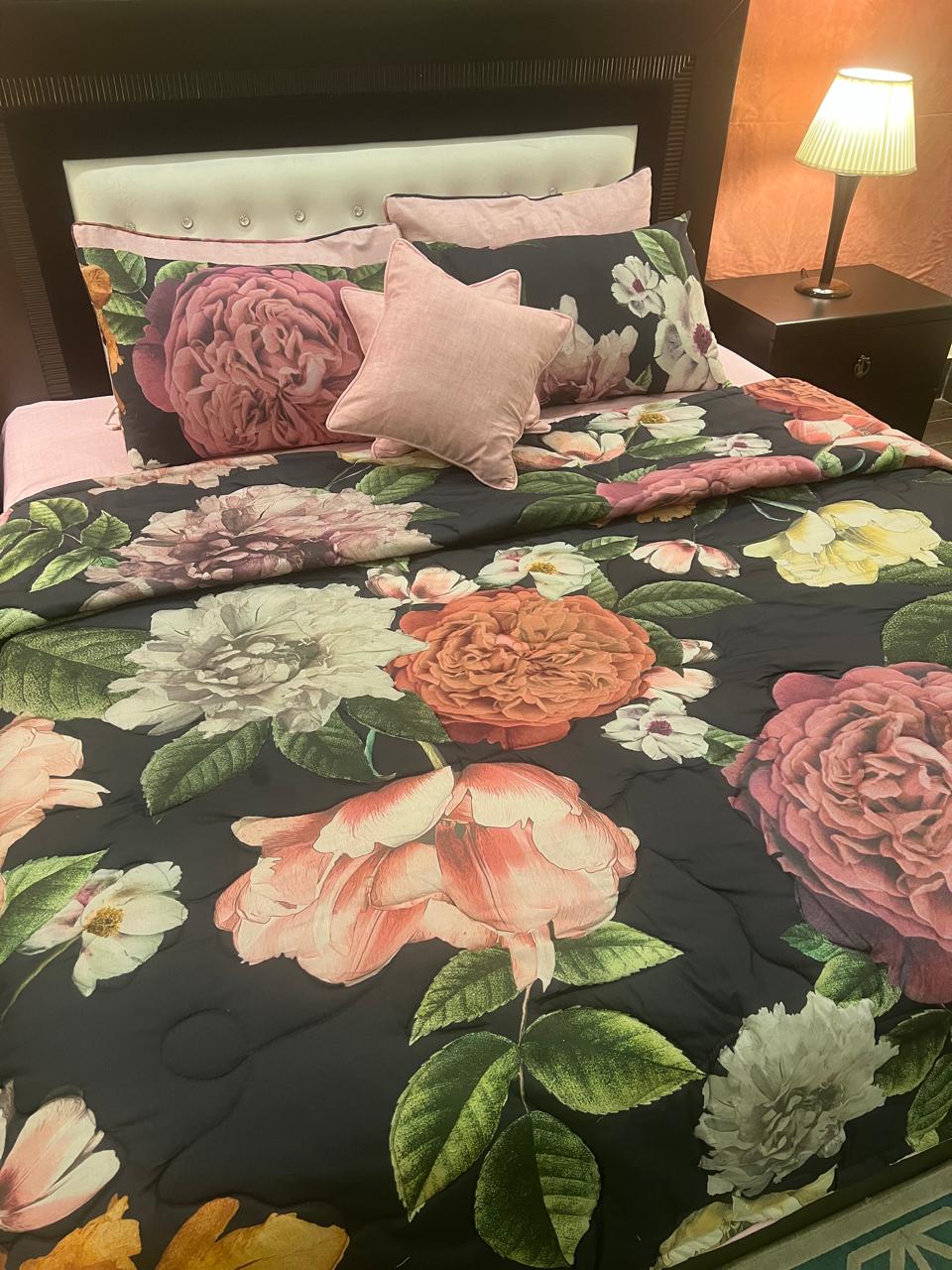 IV593 Cotton Comforter Set - Light Filling