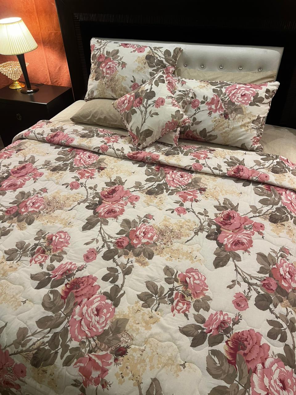 IV658 Cotton Comforter Set - Light Filling