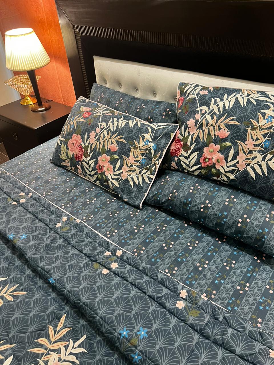 IV649 Cotton Comforter Set - Light Filling