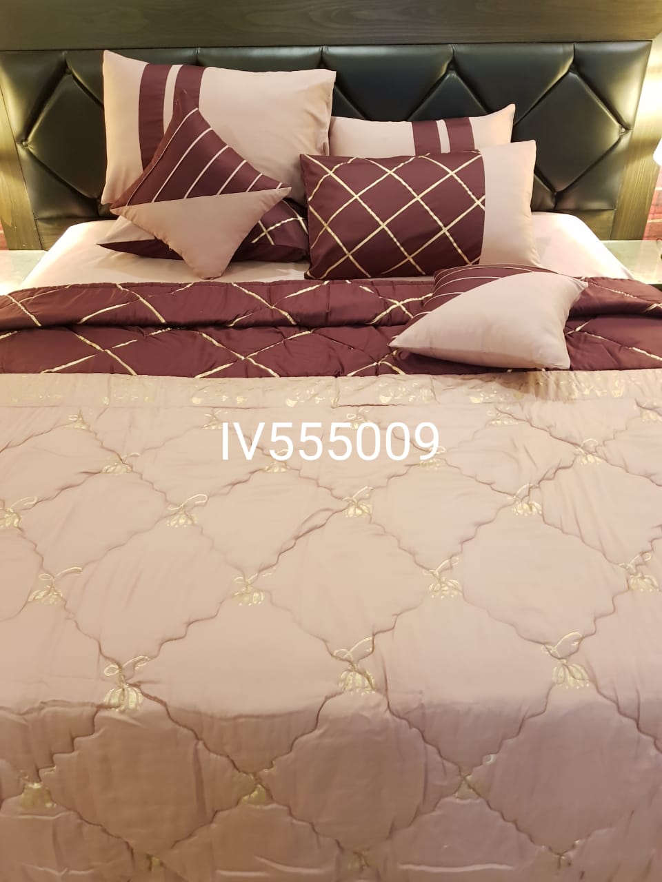 Rose Gold Opulence Luxury Comforter Set