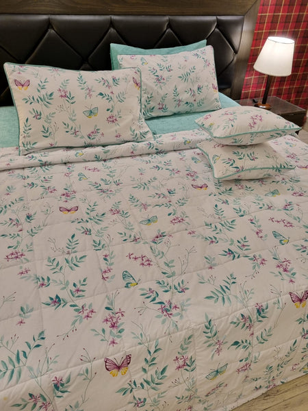 IV343 Cotton Comforter Set - Light Filling