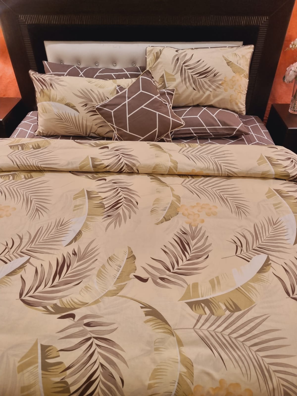 IV689 Cotton Comforter Set - Light Filling