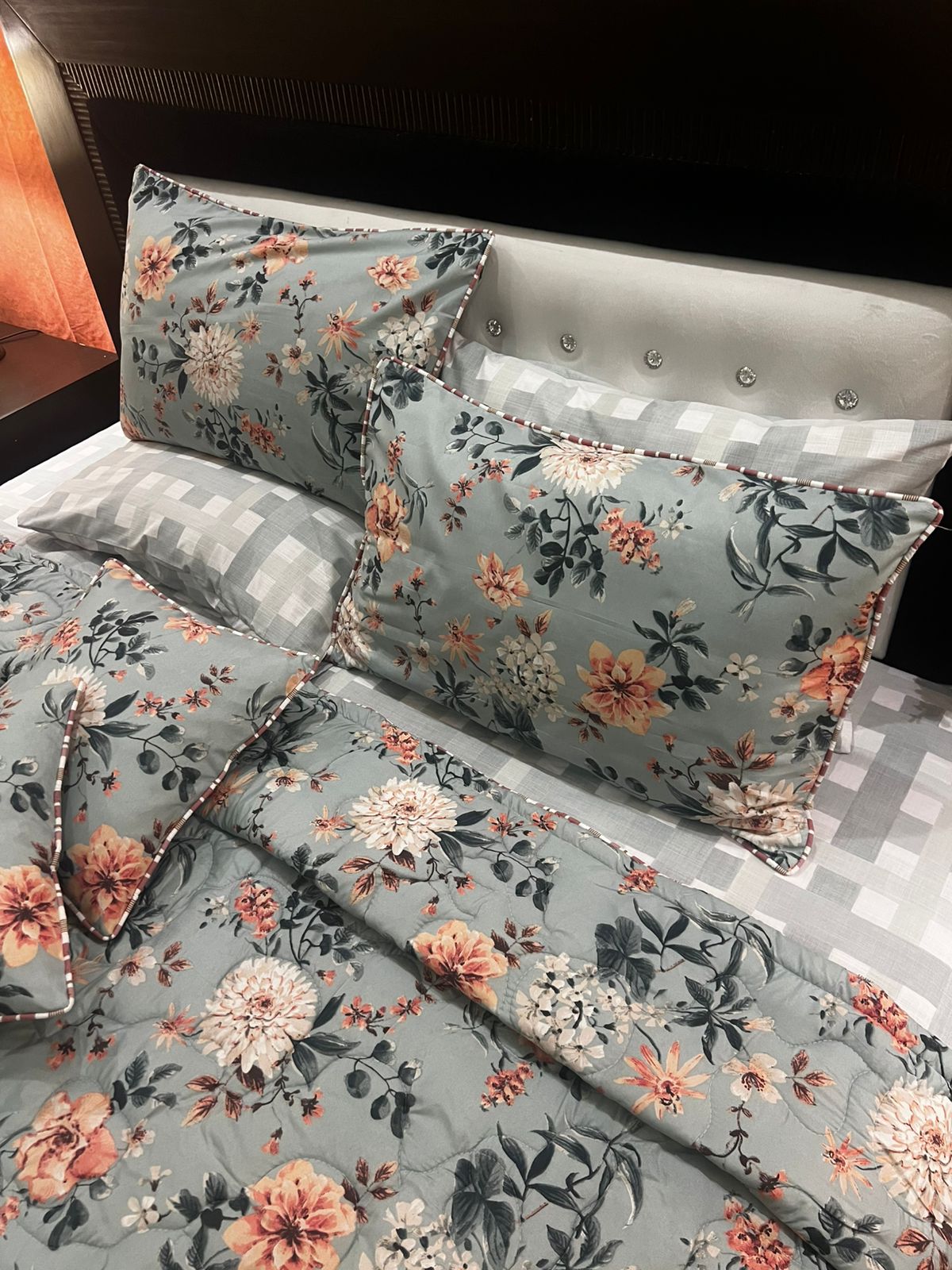 IV659 Cotton Comforter Set - Light Filling
