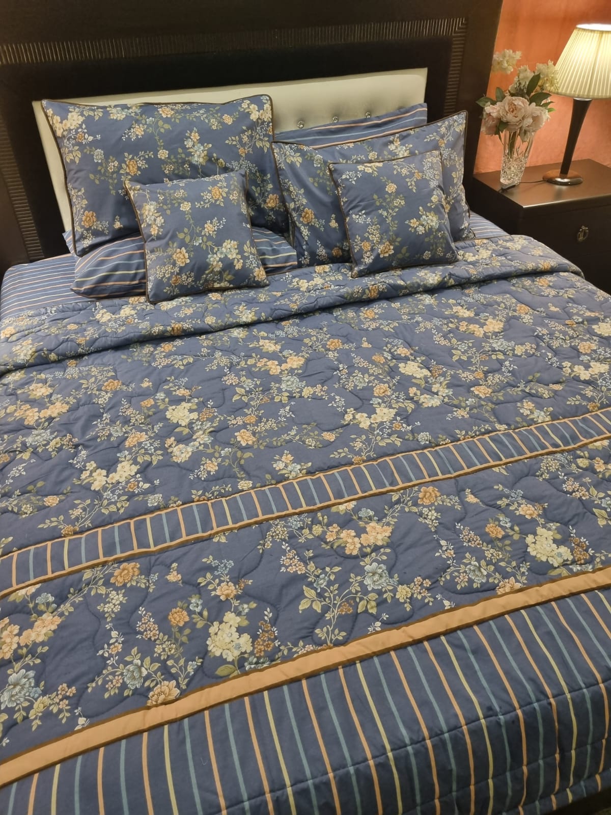 IV678 Cotton Comforter Set - Light Filling