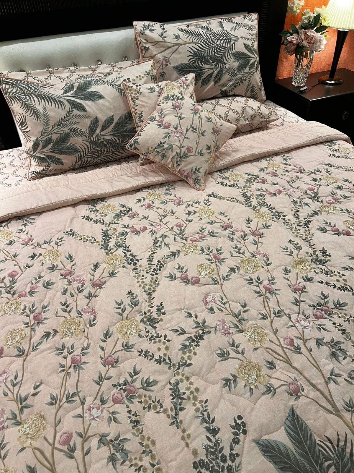 IV683 Cotton Comforter Set - Light Filling