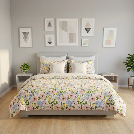 IV902 Cotton Comforter Set - Light Filling
