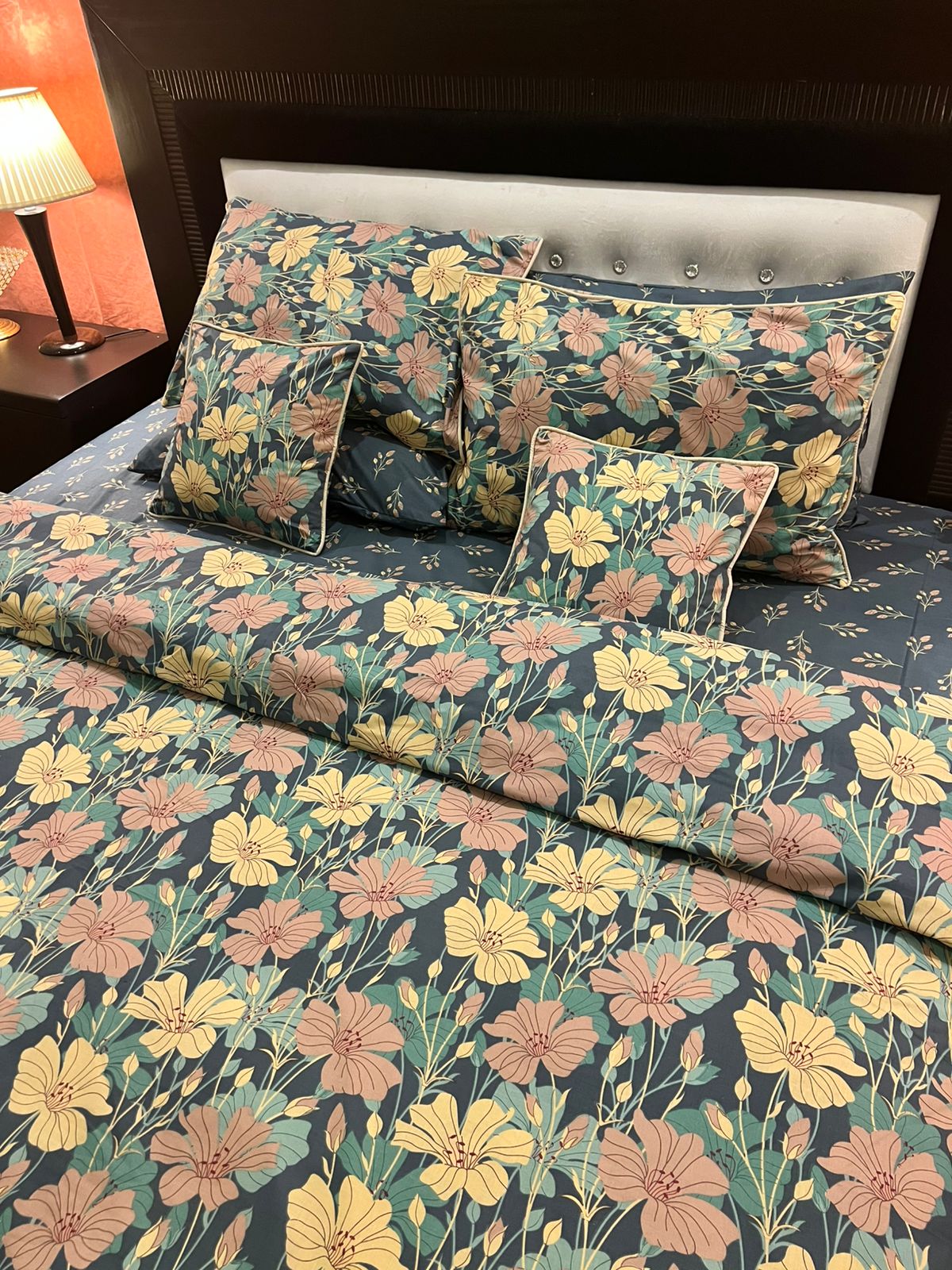 IV708 Cotton Duvet Cover Set - Without Filling