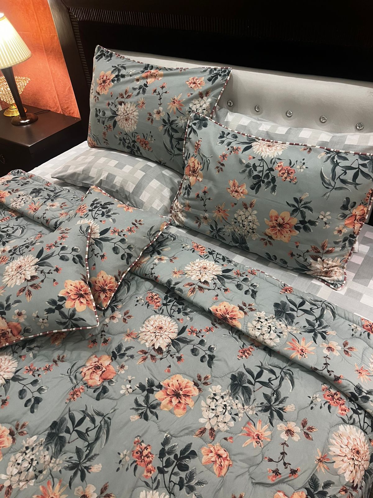 IV659 Cotton Comforter Set - Light Filling