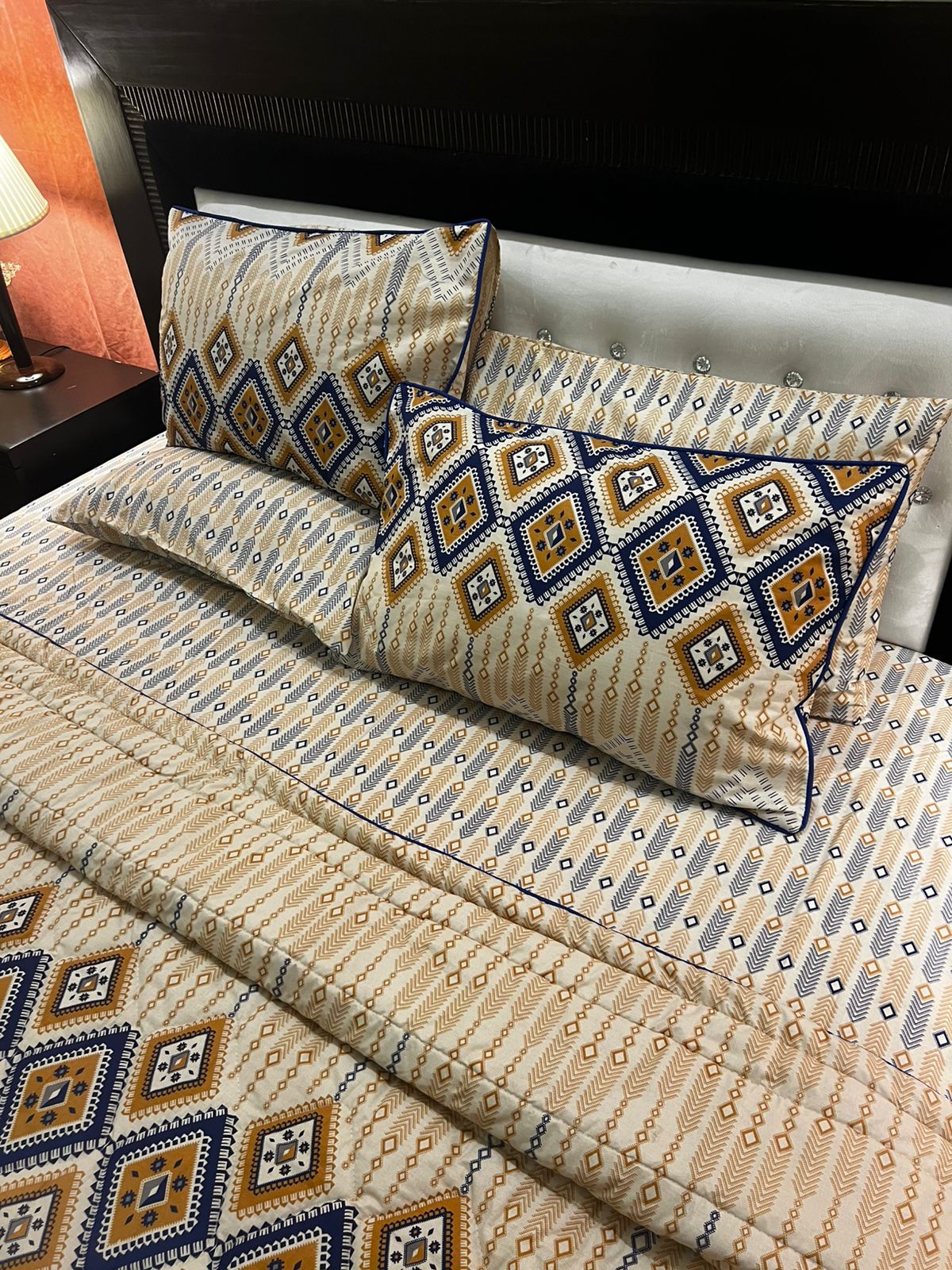 IV646 Cotton Comforter Set - Light Filling