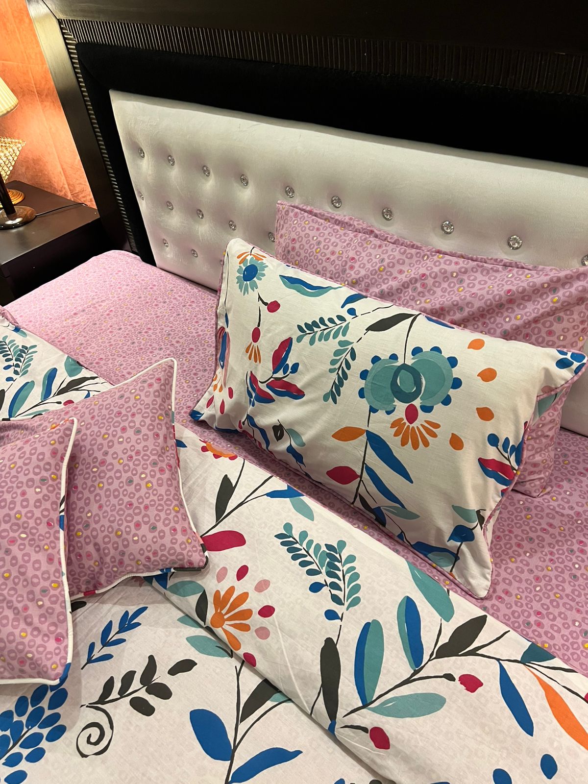 IV694 Cotton Comforter Set - Light Filling