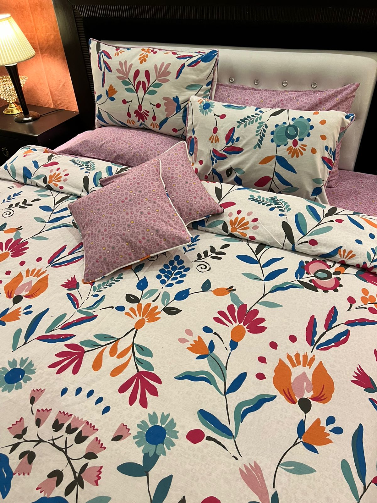 IV694 Cotton Comforter Set - Light Filling