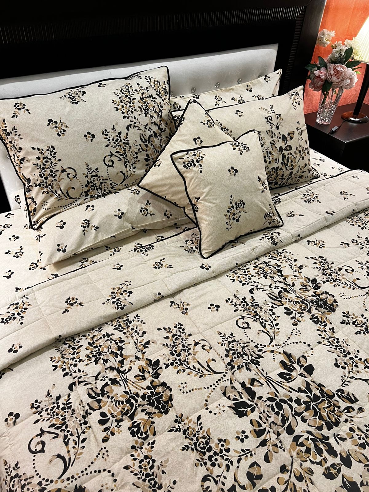 IV681 Cotton Comforter Set - Light Filling