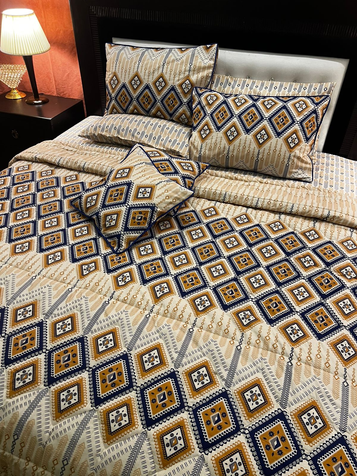 IV646 Cotton Comforter Set - Light Filling