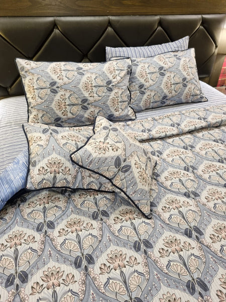 IV271 Cotton Comforter Set - Light Filling