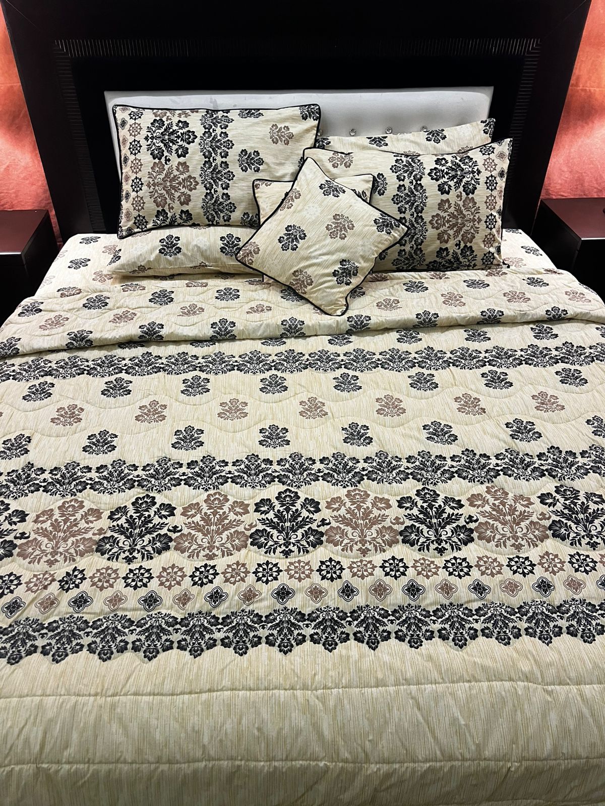 IV647 Cotton Comforter Set - Light Filling