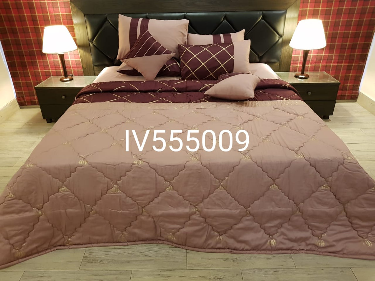 Rose Gold Opulence Luxury Comforter Set