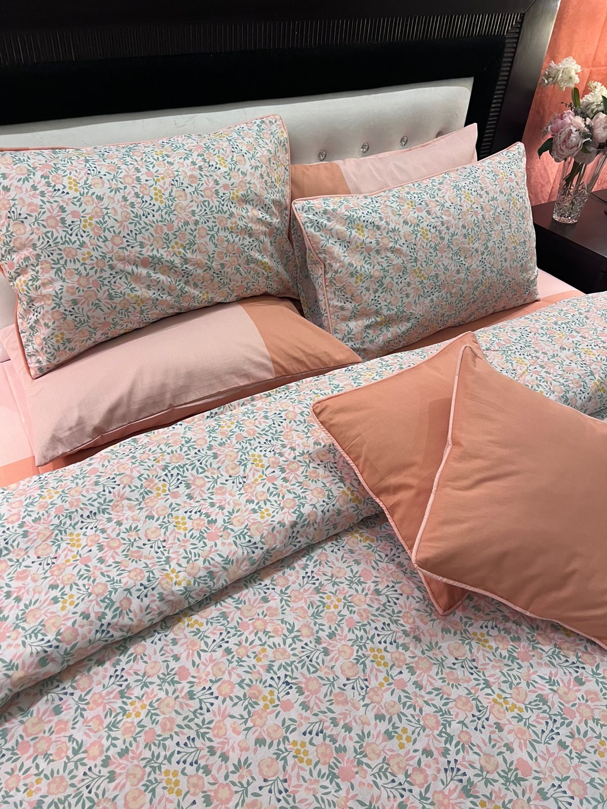 IV698 Cotton Comforter Set - Light Filling