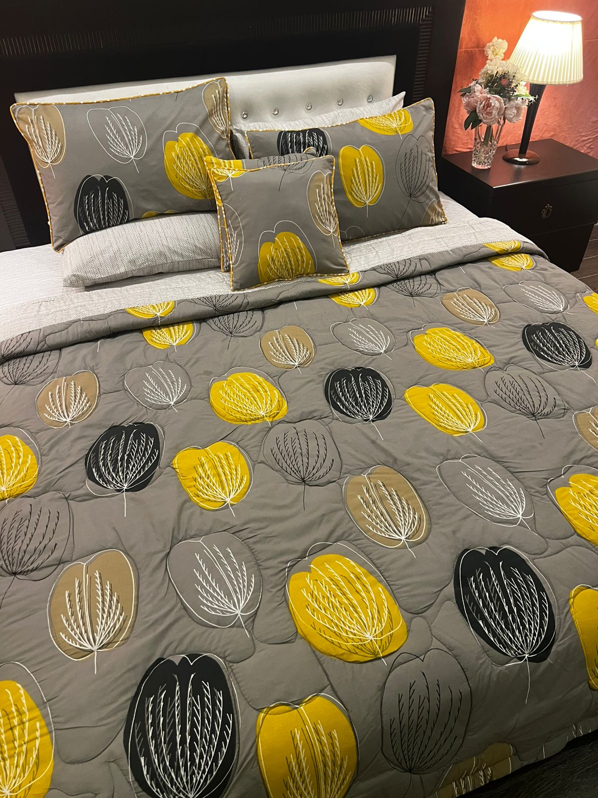 IV651 Cotton Comforter Set - Light Filling